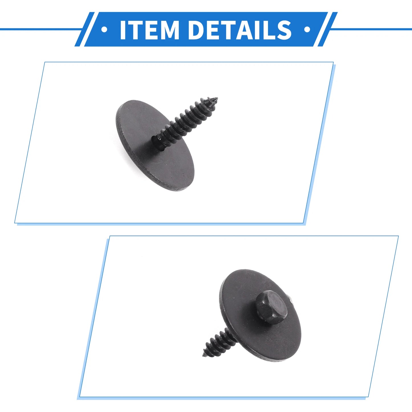 Fender Liner Splash Shield Bumper Cover Screws for Mercedes-Benz 500 SEC