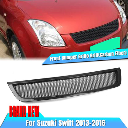 1x Black Front Bumper Grille Mesh for Suzuki Swift (2013-2017)