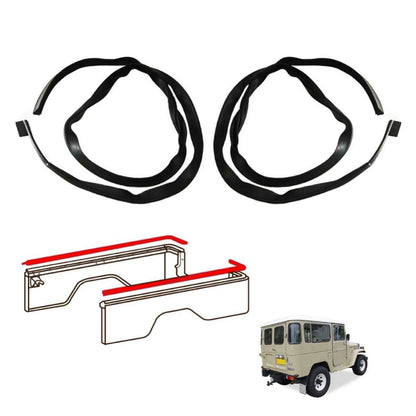 Weatherstrip Rubber Seal Rear Body Side Fit 1979-1984 Toyota Land Cruiser FJ40
