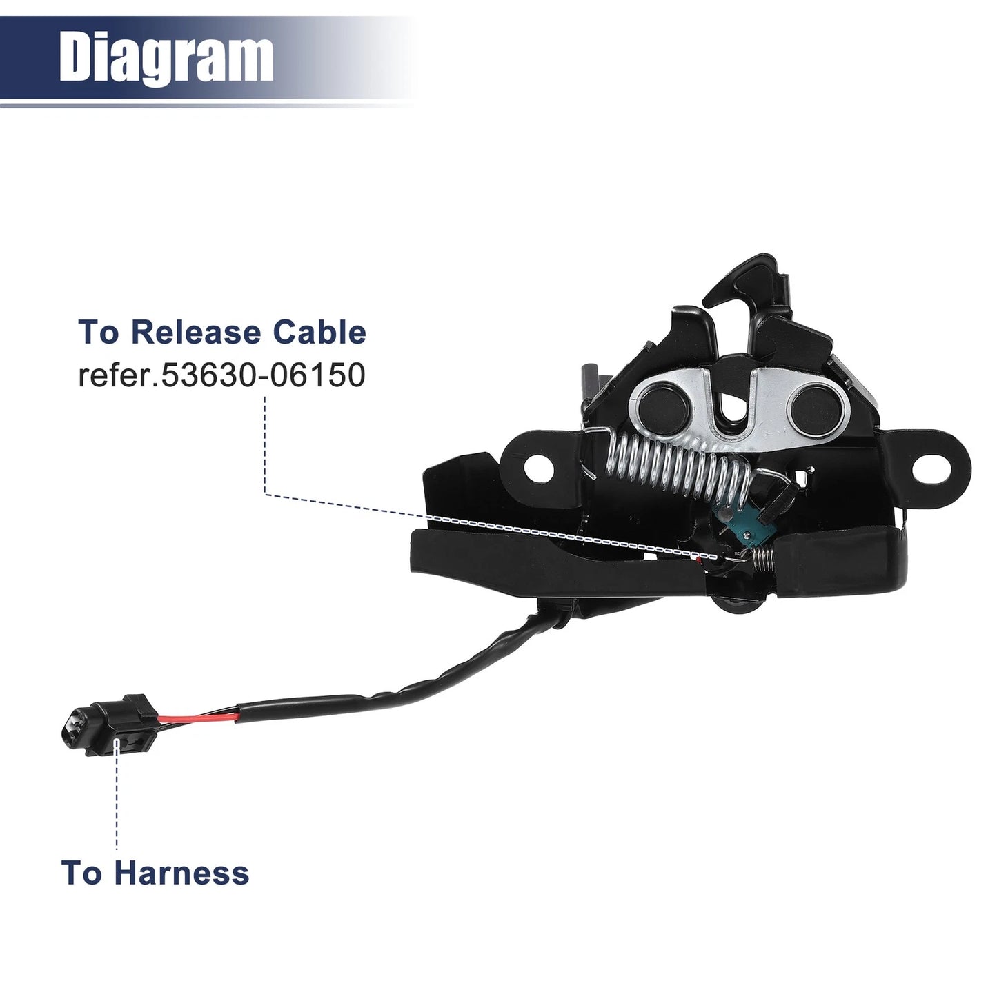 Bonnet Latch Lock Assembly for Toyota Camry (2018-2023)