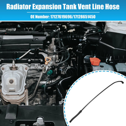 Radiator Expansion Tank Vent Line Hose 2.0L L4 for BMW 528i