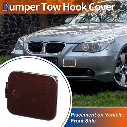 Front Car Bumper Tow Hook Cover for BMW 528i 535i (2008-2010) - Red