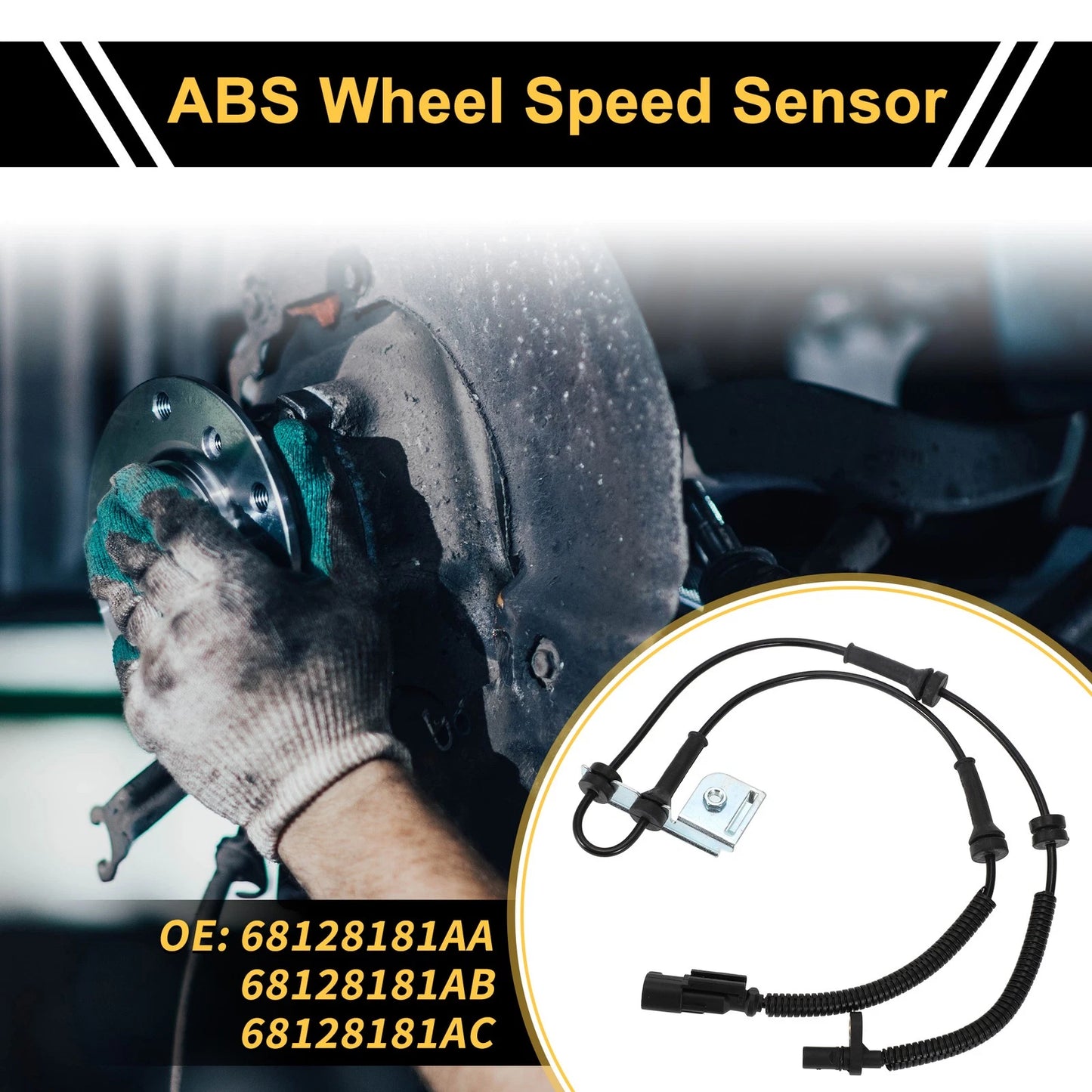 ABS Wheel Speed Sensor for Dodge Grand Caravan Front Left & Right