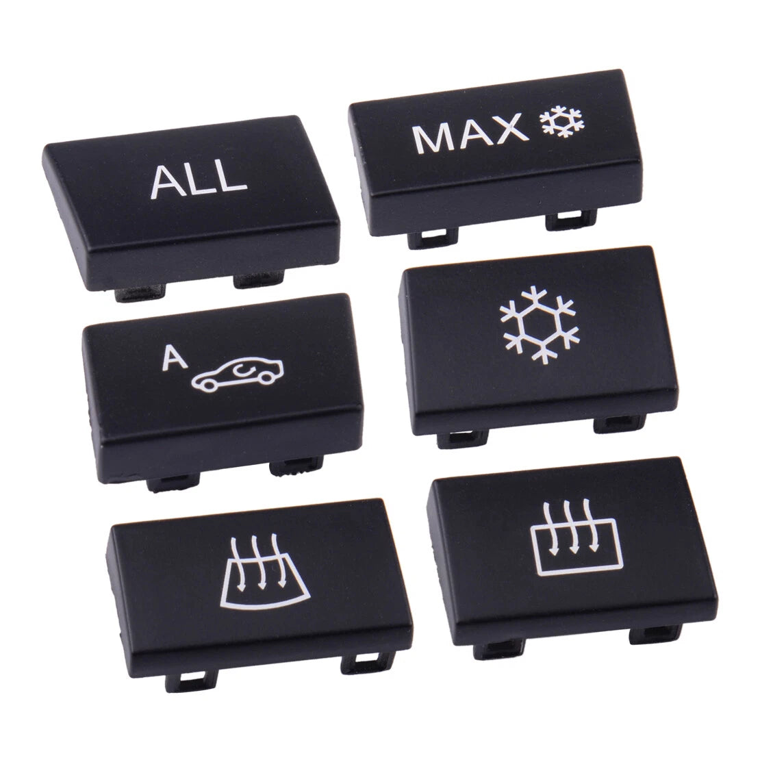 A/C Heater Switch Button Key Caps for BMW 5 6 7 F01 F02 F06 F07 F10 (2008-2017)