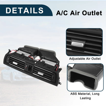 Air Vent Panel for BMW 528i 2011-2016 AC Conditioning Grille Black