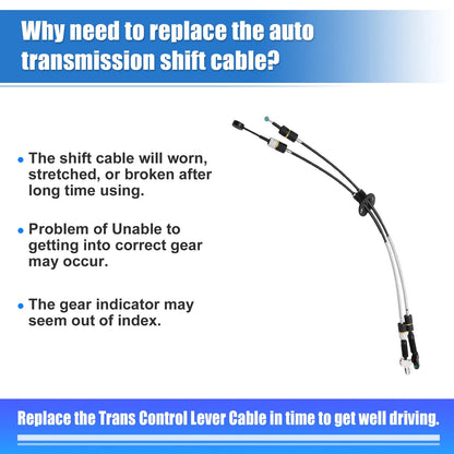 Double Gear Shift Cable for Ford Focus (2001-2002)