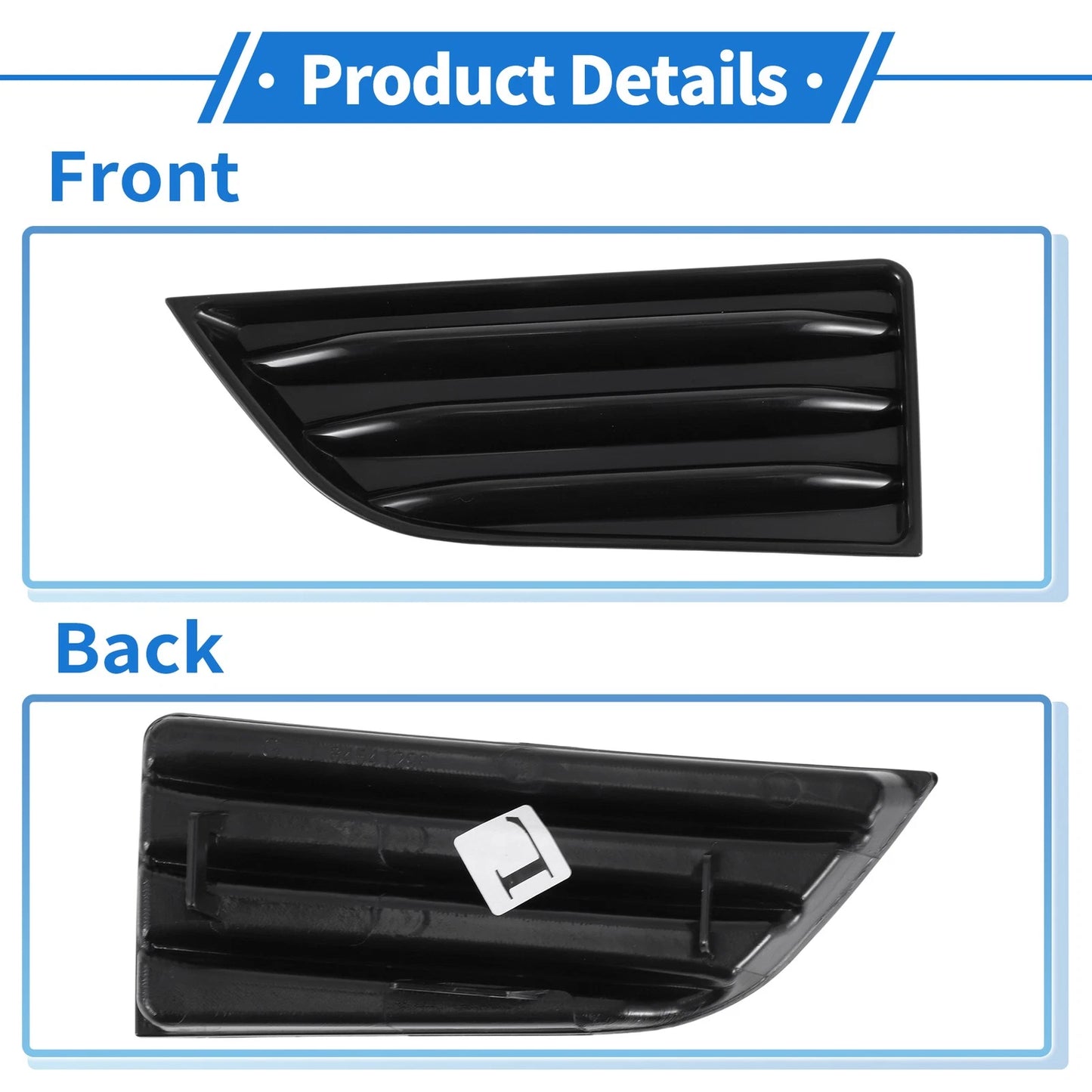 1 x Front Left Fog Light Grill for Chevrolet Traverse (2022 - 2023)