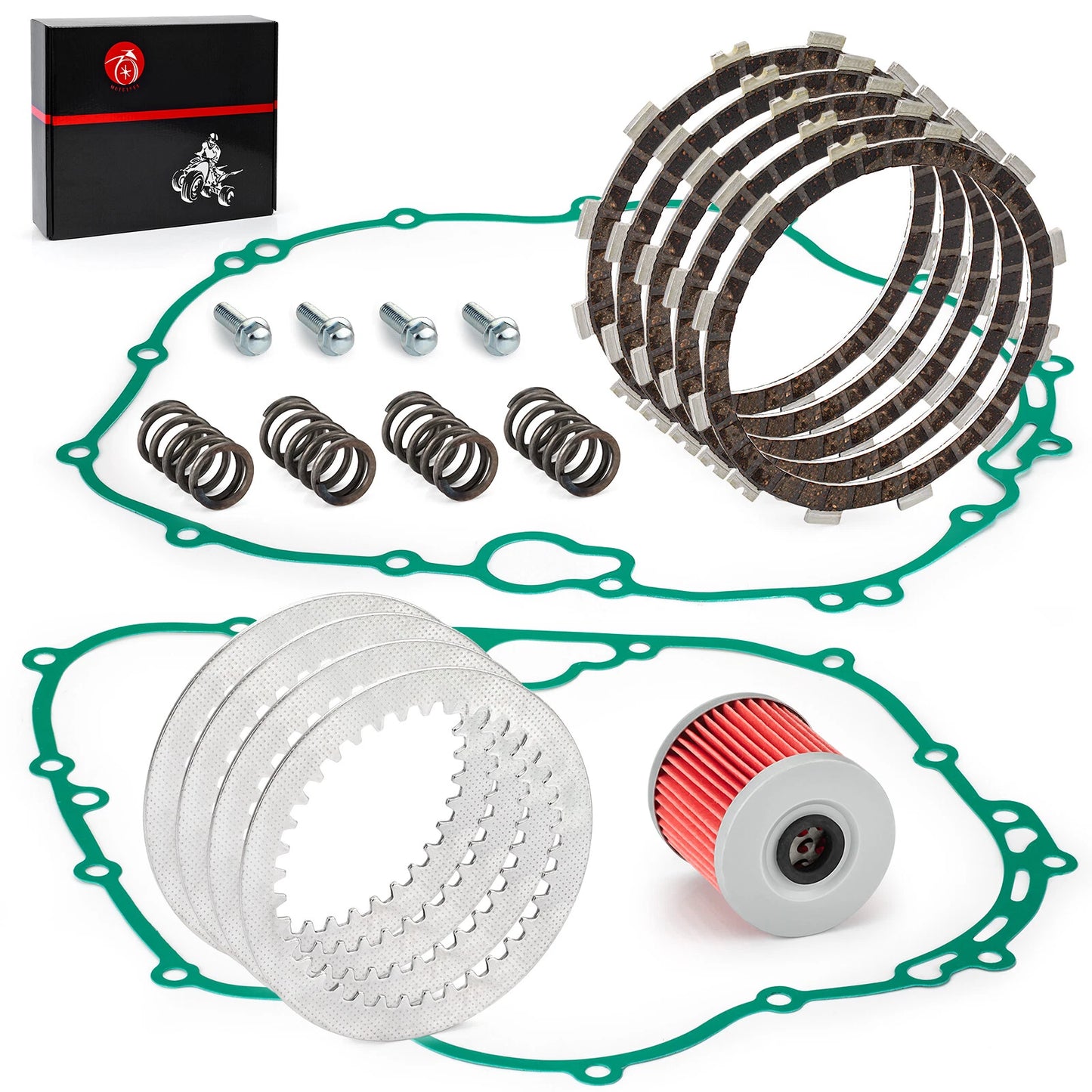 Clutch Friction Plates Gasket Kit for Kawsaki Lakota 300 KEF300 (1995–2003)