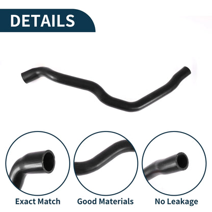 Radiator Hose for Volvo XC90 (2003-2006) Rubber Black 1 Pcs