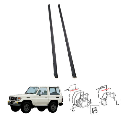FR Door Glass Inner Weatherstrip for Toyota Land Cruiser LJ72 HDJ78 RJ73