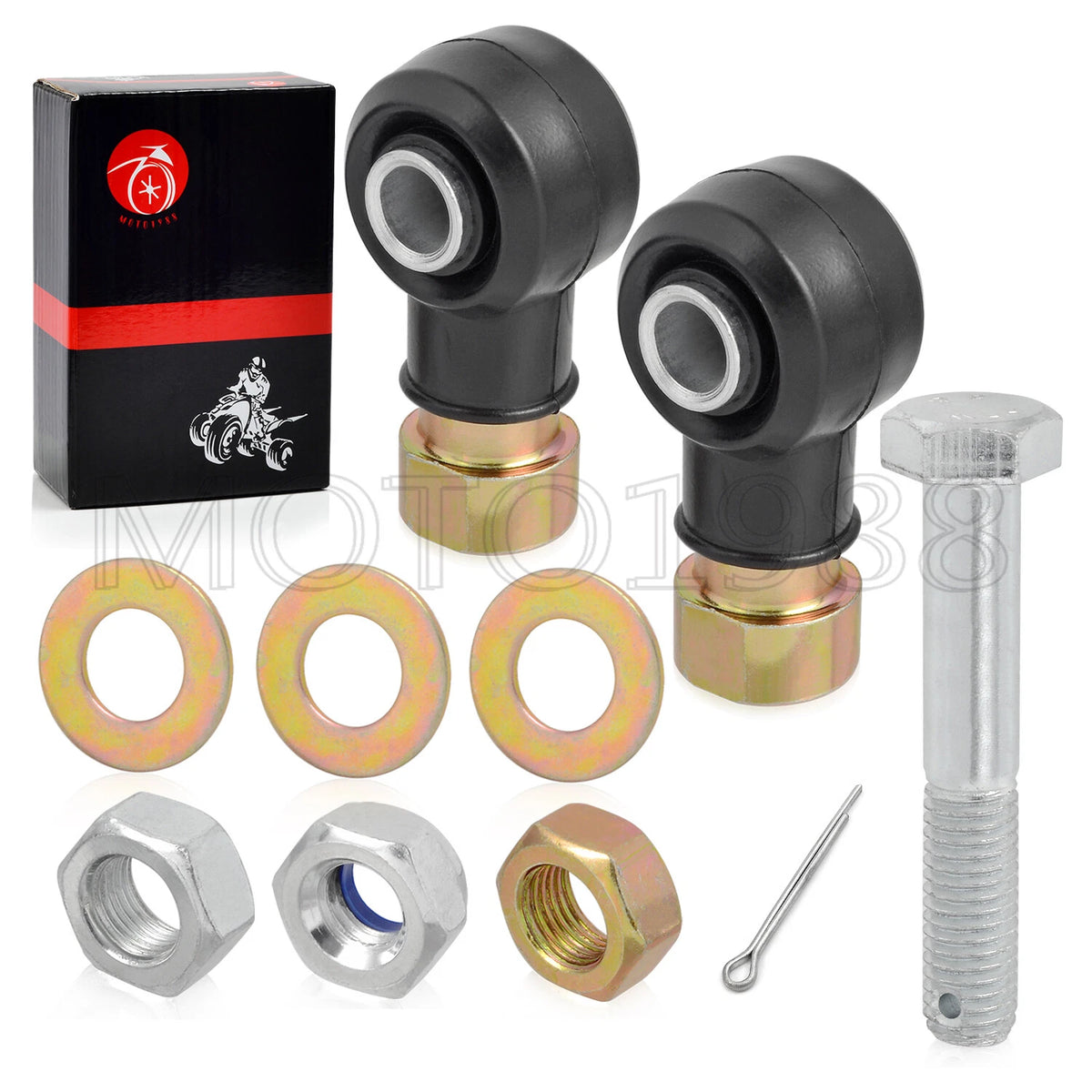 2x Left & Right Tie Rod End Kit for Polaris RZR 570/800/900 S XP (2010–2014)