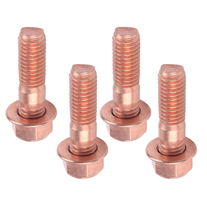 4 x M10 x 1.5 Turbo Stud Bolt Screw Flange Nut for T3 T4 T5 Turbocharger