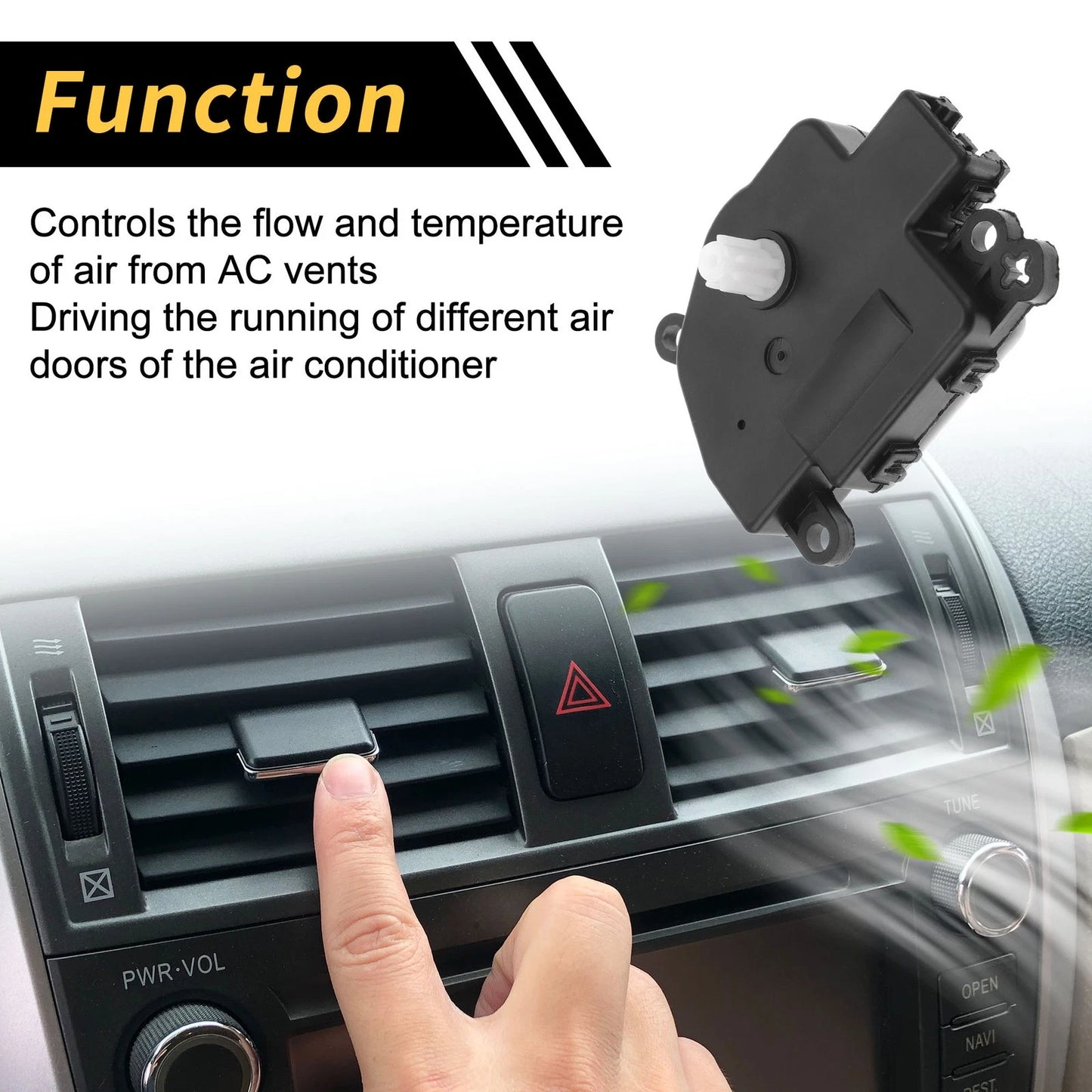 HVAC Air Door Actuator Heater Blend for Infiniti QX56 (2004-2010)
