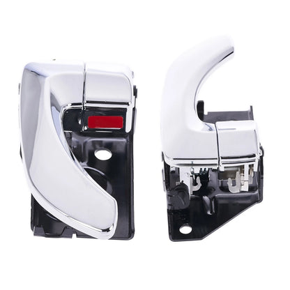 Door Handle Inner Set of 2 for Hyundai Santa Fe SM (2000-2005) Chrome