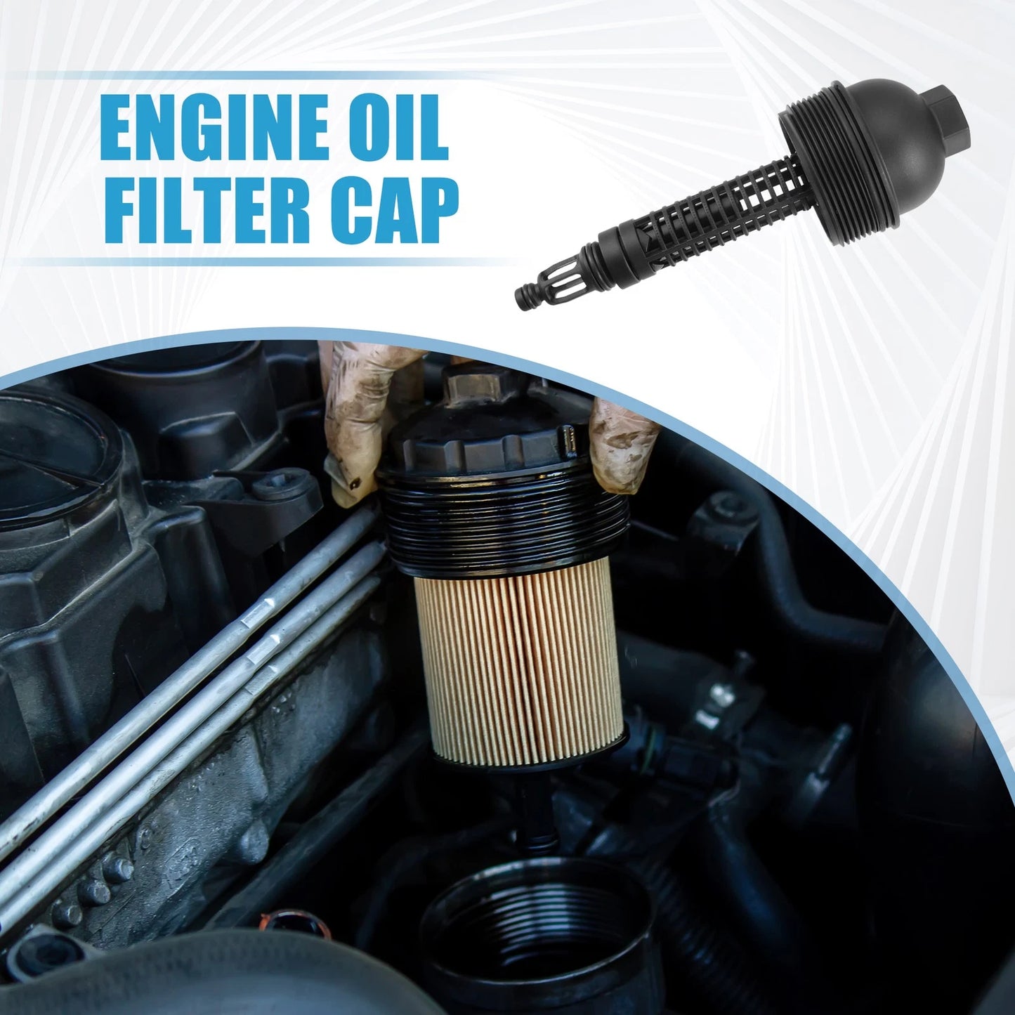 Engine Oil Filter Housing Cover for BMW 335d E90 (2009-2011)