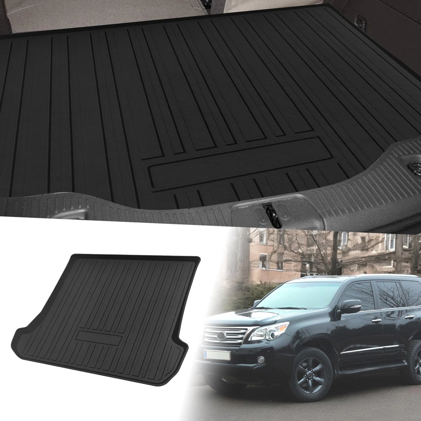 Cargo Liner Rear Boot Mat for Toyota Land Cruiser Prado (2003-2009) 1 x TPE
