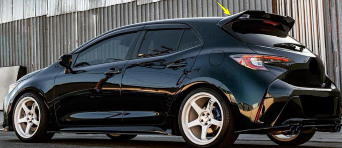 Rear Boot Spoiler Glossy Black Wing for Toyota Corolla Hatchback (2019-2024)