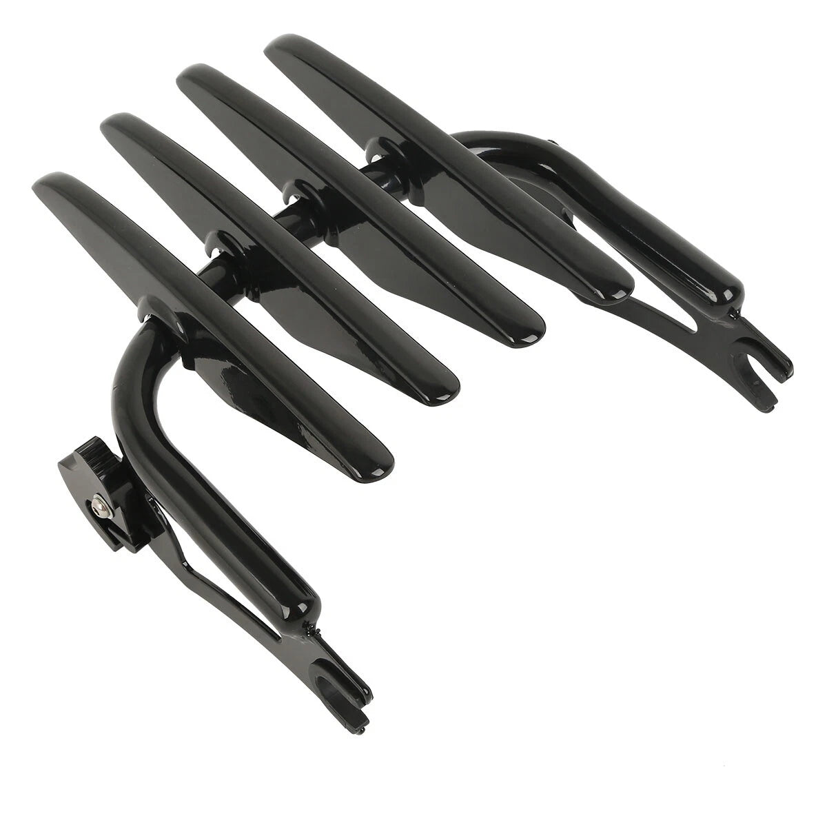 Sissy Bar Backrest Pad Luggage Rack Docking Kit for Harley Road Glide (14-24)