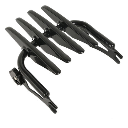 Sissy Bar Backrest Pad Luggage Rack Docking Kit for Harley Road Glide (14-24)
