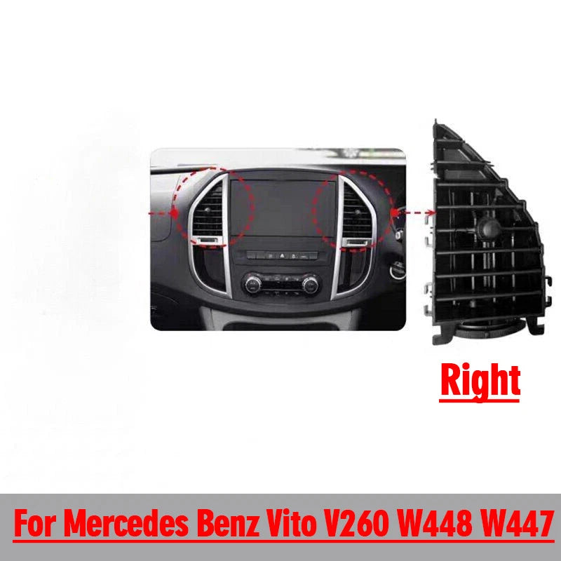 RH Central A/C Grille Vent Outlet for Mercedes Vito V260 W447 W448 (2014–2020)