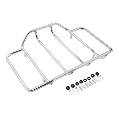 Chrome Luggage Top Rack for Harley Touring Road Glide FLHR FLHX (1984-2024)