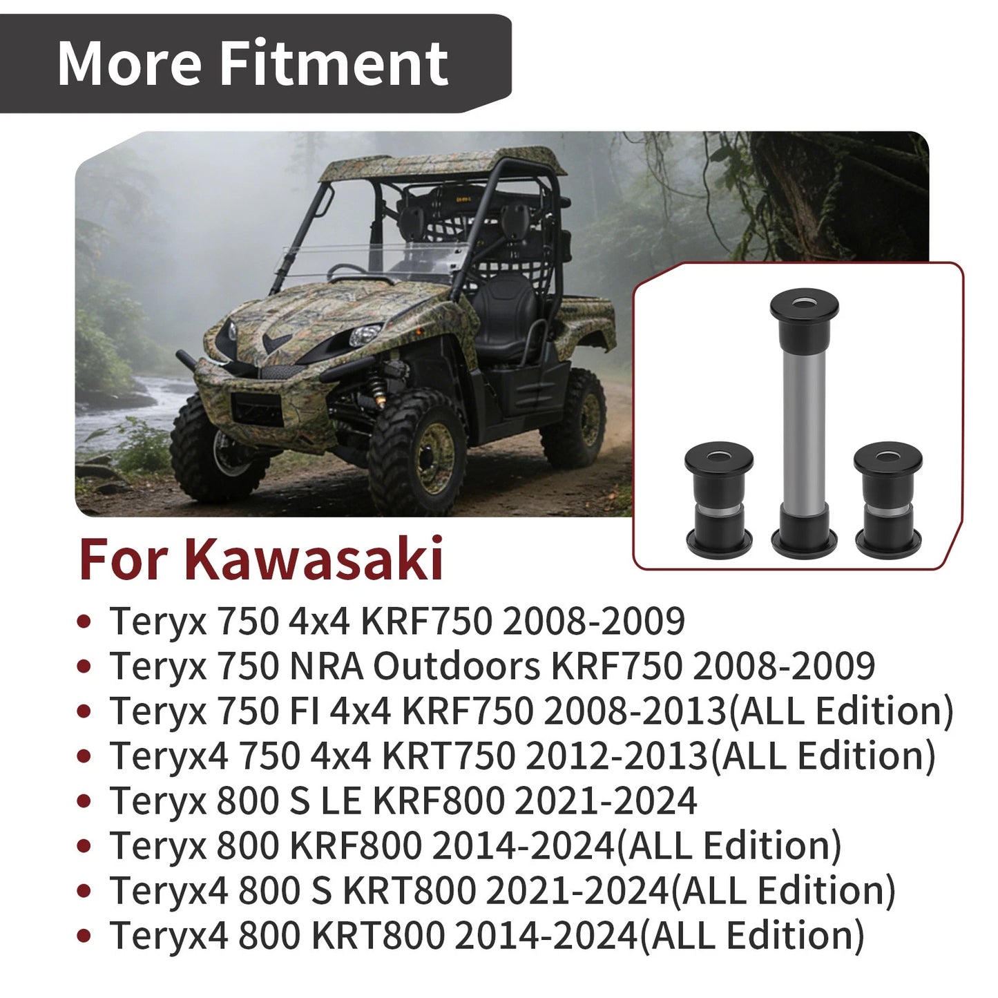 A-Arm Bearing Bushing Kit for Kawasaki Teryx Teryx4 (2008–2015)