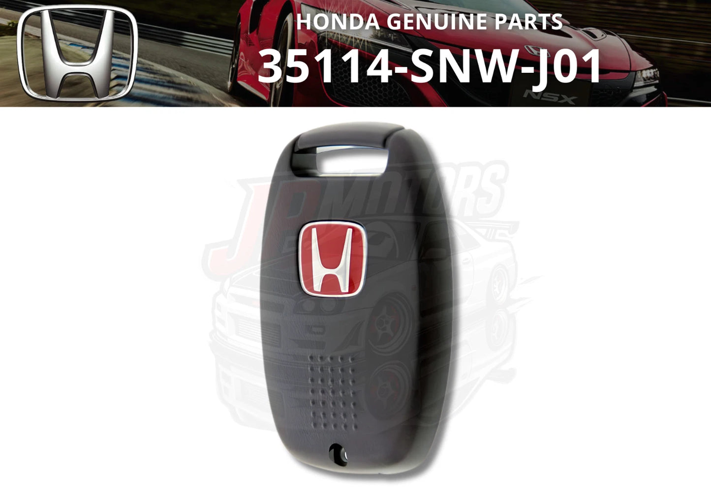 Key Cover Bottom Red H for Honda Civic FD2 Type-R