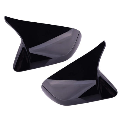 2 x Mirror Cap Covers Gloss Black for Ford Mustang (2015-2023)