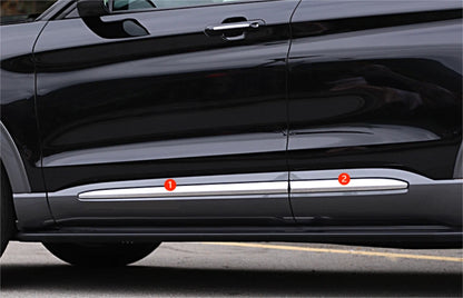 Chrome Door Side Body Molding Covers for 2020-2023 Ford Explorer 4 x Pieces