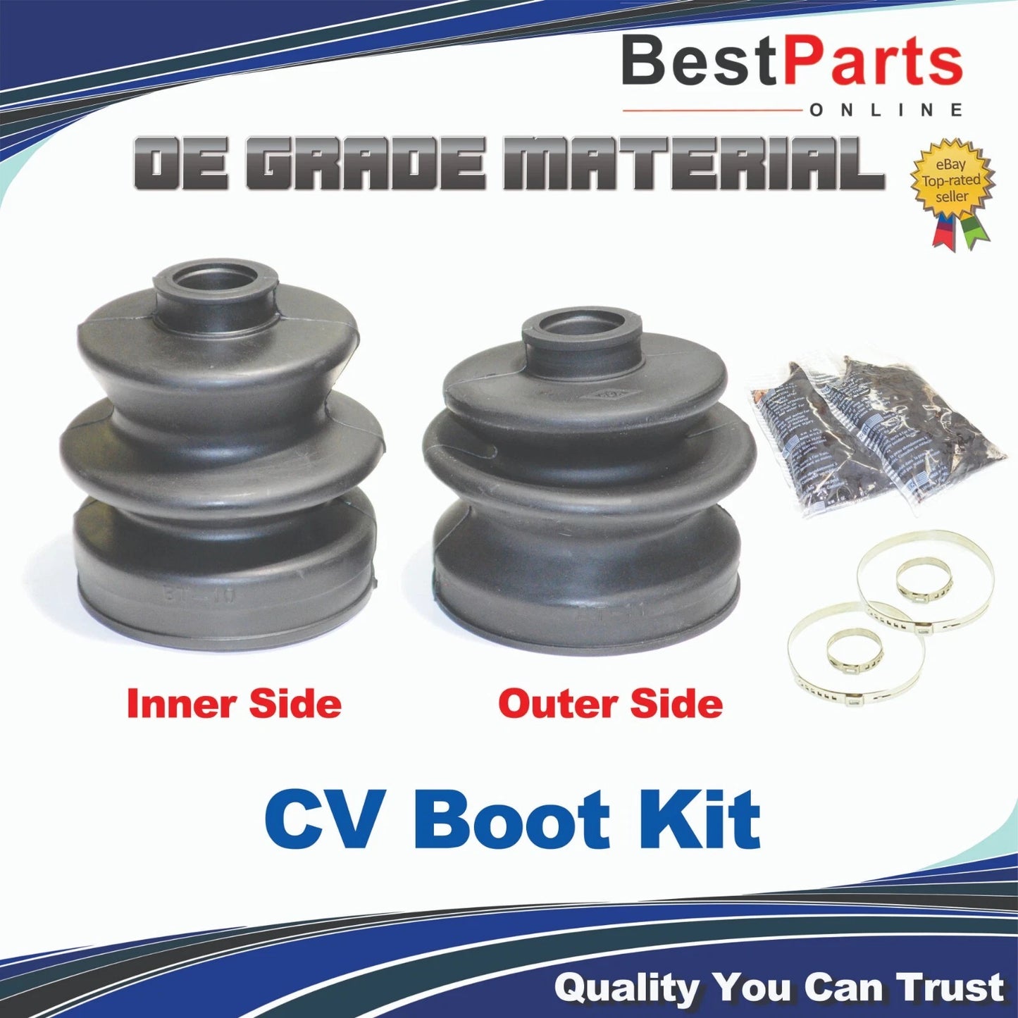 CV Axle Boot Kit Front Inner & Outer for Honda Civic (1973–1983)