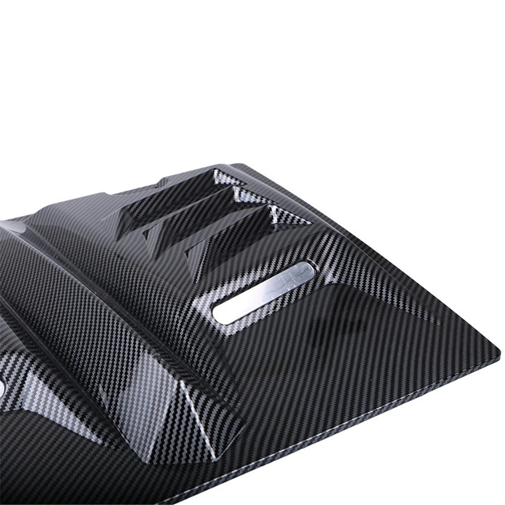 Carbon Fiber Hood Vent Scoop Cover for Universal Vehicles
