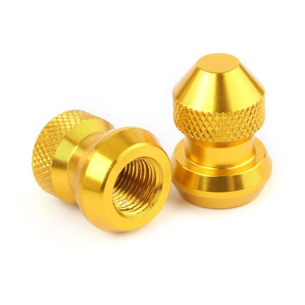 Gold Tire Valve Stems Dust Covers for Car Auto Wheel Accessories
