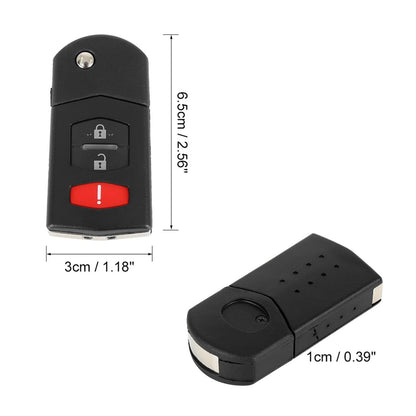 Keyless Remote Key Fob Shell Case for Mazda 3 (2011-2013)