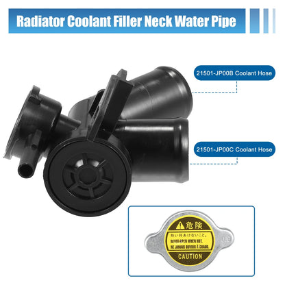 Engine Radiator Coolant Filler Neck for Nissan Quest (2004-2009)
