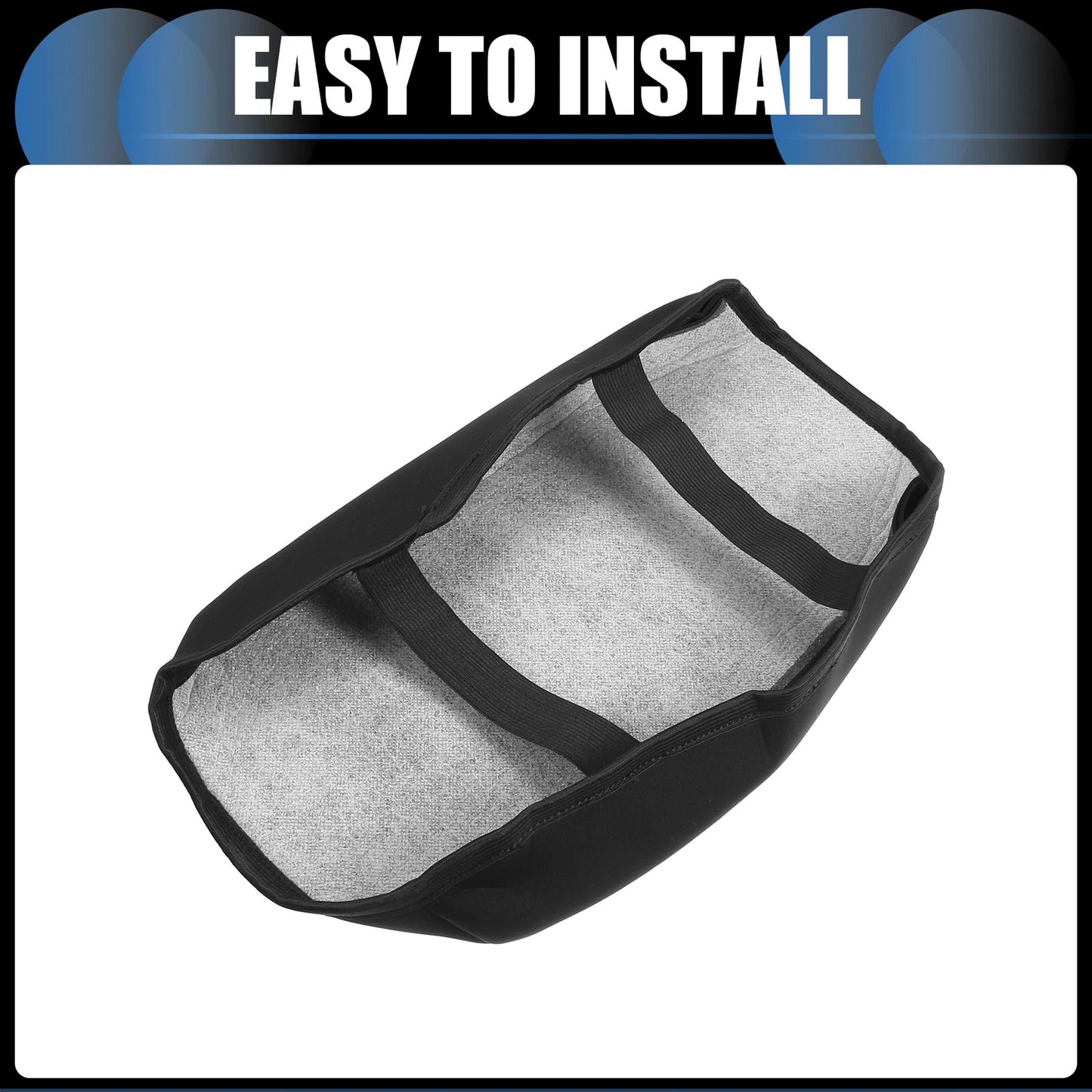 Armrest Protector Cover Pad for Mitsubishi Outlander (2016-2022) Black 1 x