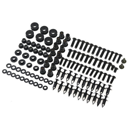 Black Fairing Bolt Kit for Honda CBR 1000RR (2006-2007) - Body Screw Set