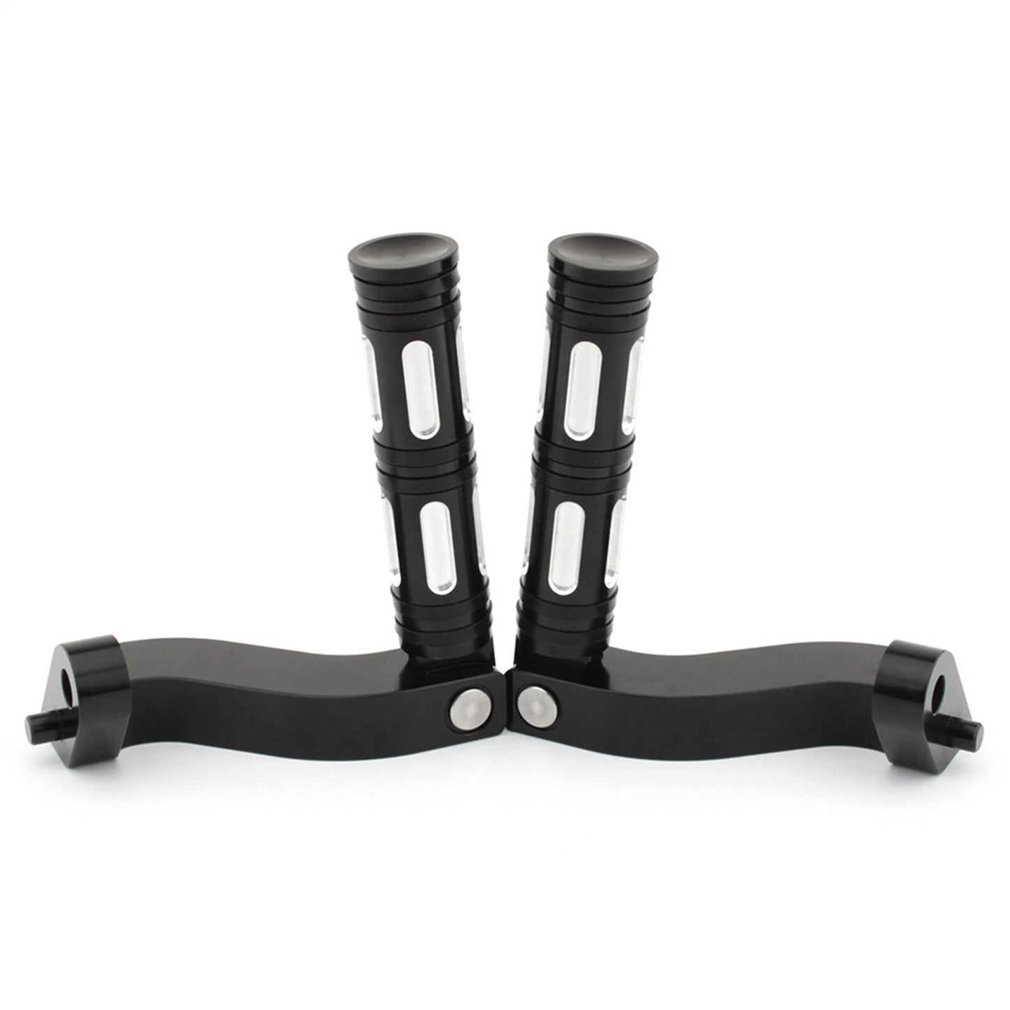 Set of Black Rear Foot Pegs for Harley Touring (1993-2023)