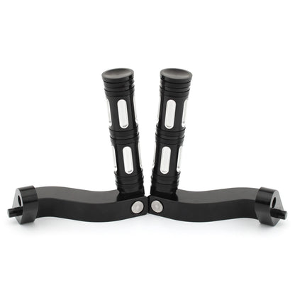 Set of Black Rear Foot Pegs for Harley Touring (1993-2023)