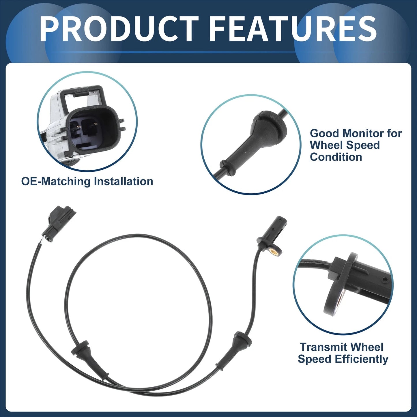 ABS Wheel Speed Sensor for Volvo C70 (2000-2005)