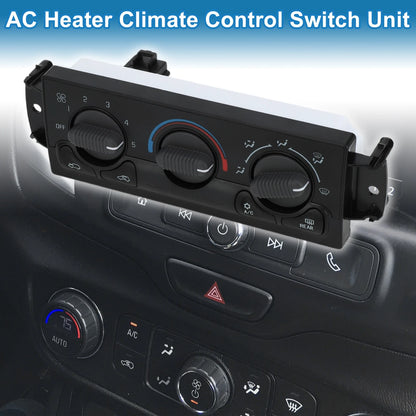 HVAC A/C Heater Climate Control Panel for Chevrolet Avalanche (2005-2006)