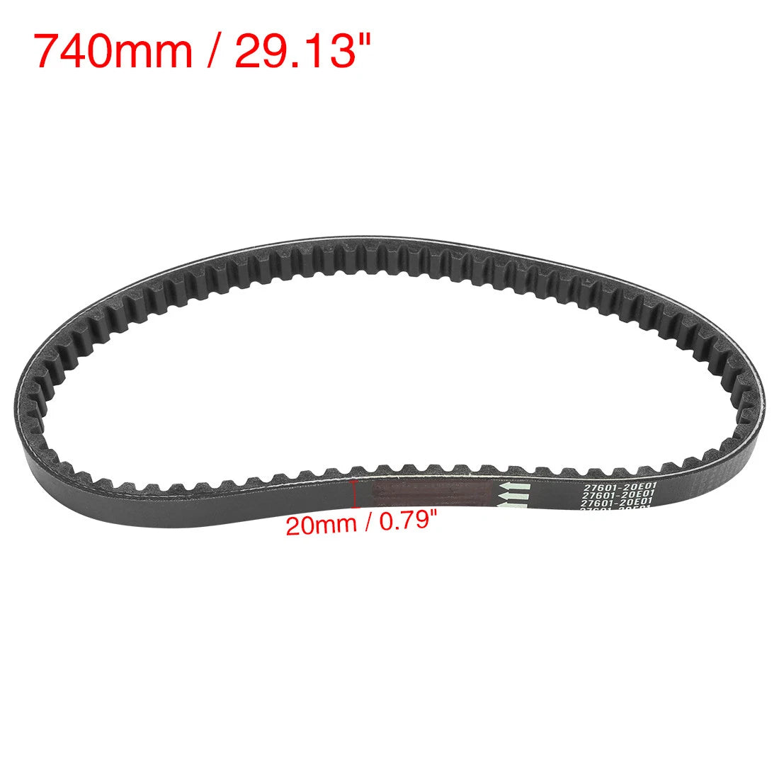 Rubber Motorcycle Transmission Driving Belt for Suzuki AN125 (2000-2005)