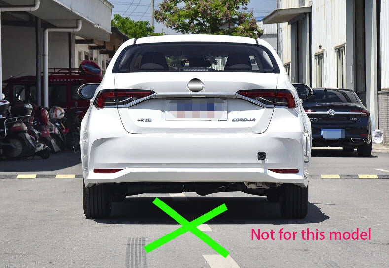 Rear Trunk Spoiler Wing for Toyota Corolla Sedan 2019-2024, Unpainted ABS