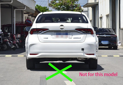 Rear Trunk Spoiler Wing for Toyota Corolla Sedan 2019-2024, Unpainted ABS
