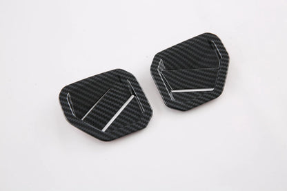 Front Upper Air Vent Outlet Carbon Fiber Cover Trim for Toyota Tundra (2022-2023)