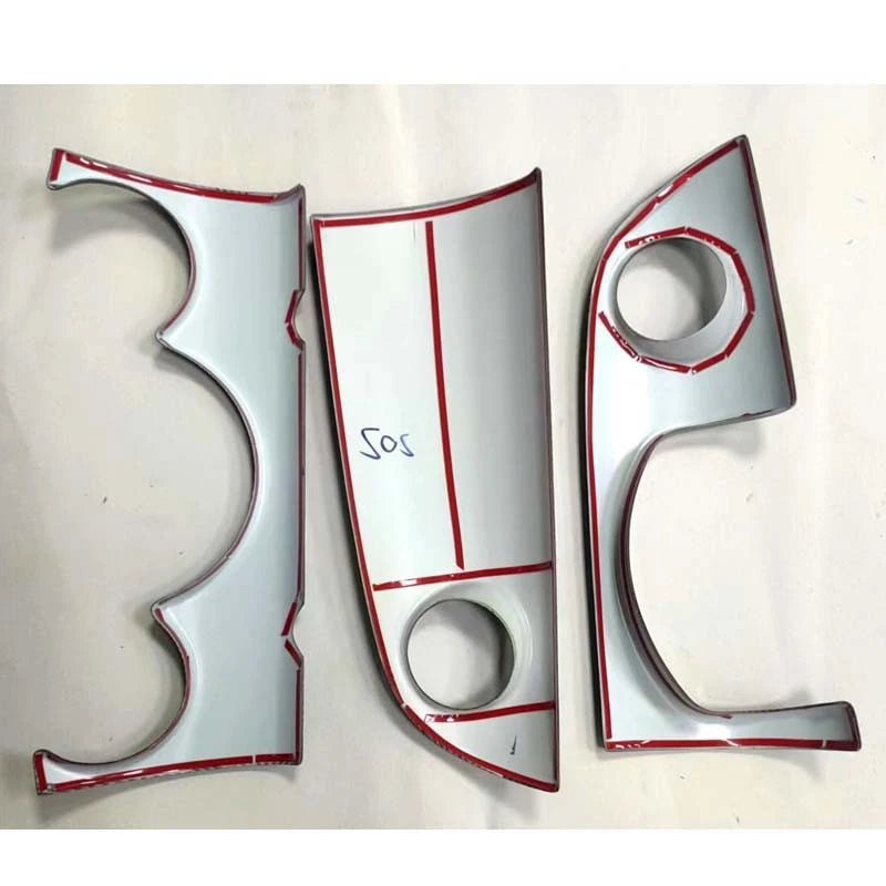 LHD Carbon Fiber STYLE Console Dashboard Panel Cover Trim for Mini R53 R50 R52