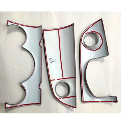LHD Carbon Fiber STYLE Console Dashboard Panel Cover Trim for Mini R53 R50 R52