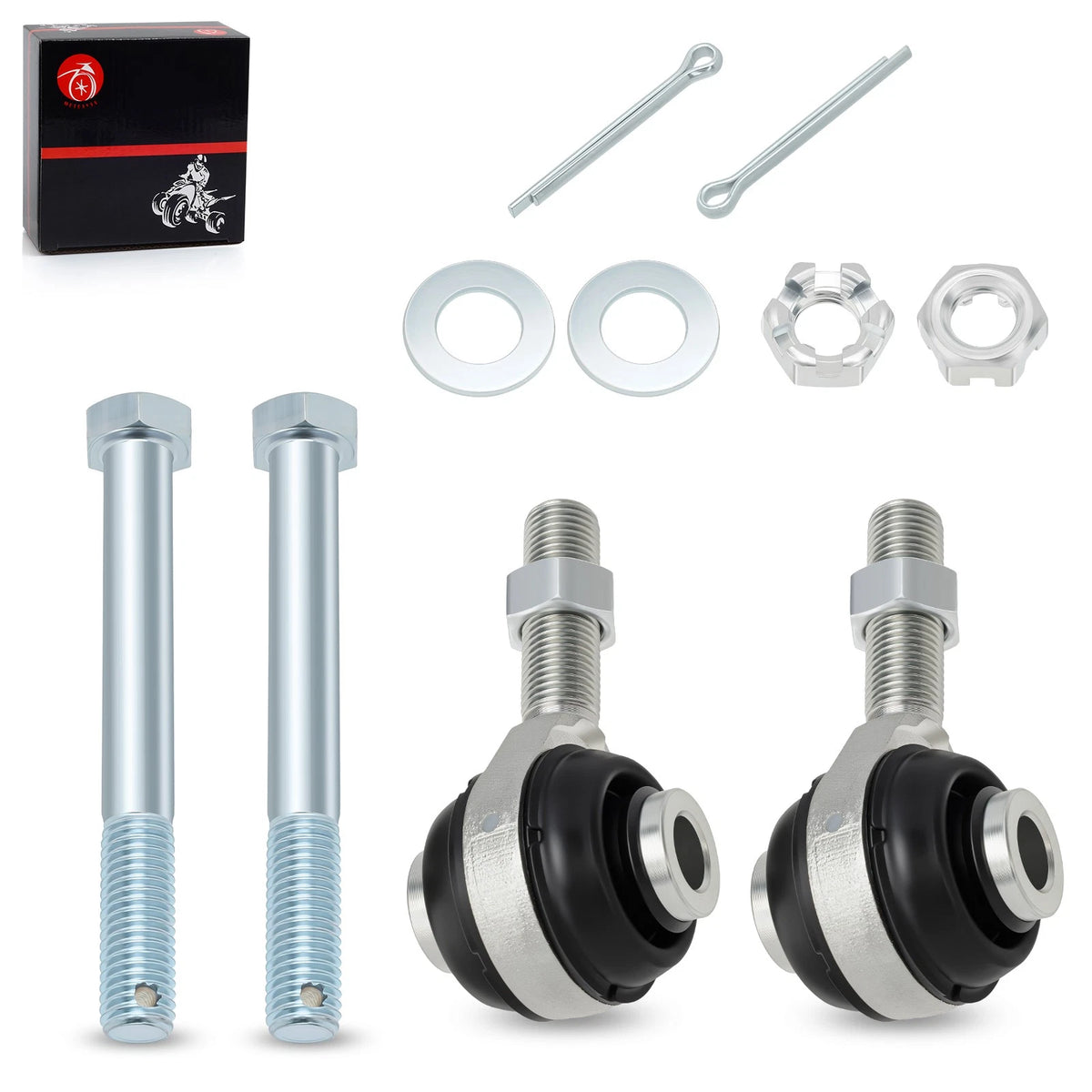 Heavy Duty Tie Rod Ends w/ Bolts Nut Pin Kit for Can-Am Maverick X3 (2017–2023)
