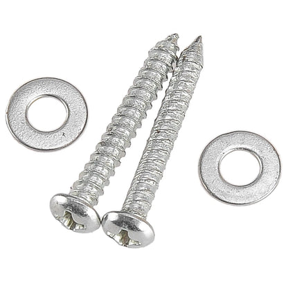 4pcs Stainless Red Rear Clearance Marker Lights for Truck Trailer Tail Lamp