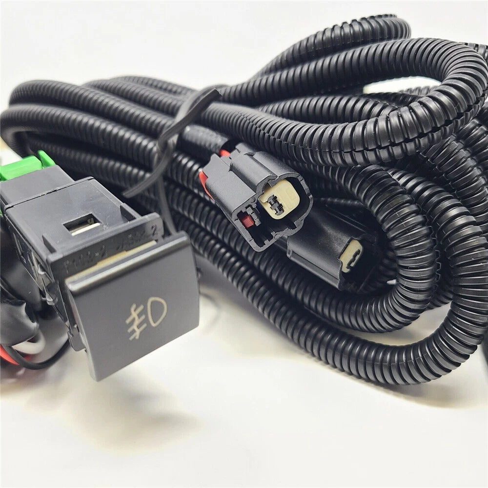 LED Fog Lights Dual Color DRL Signal Wires for RAV4 (2019-2023)