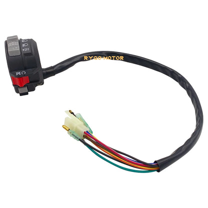 Left Handlebar Switch Start Run Off Headlight for Yamaha Timberwolf YFB250/FW